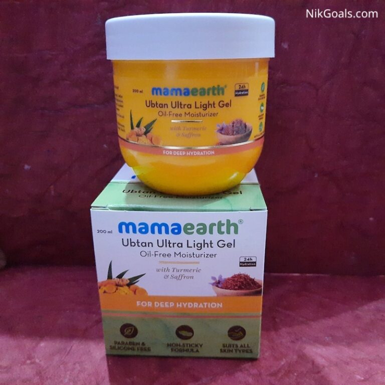 Mamaearth Ubtan Ultra Light Gel OilFree Moisturizer Review